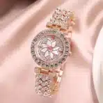 Design Stone Quartz Watch & Bracelet